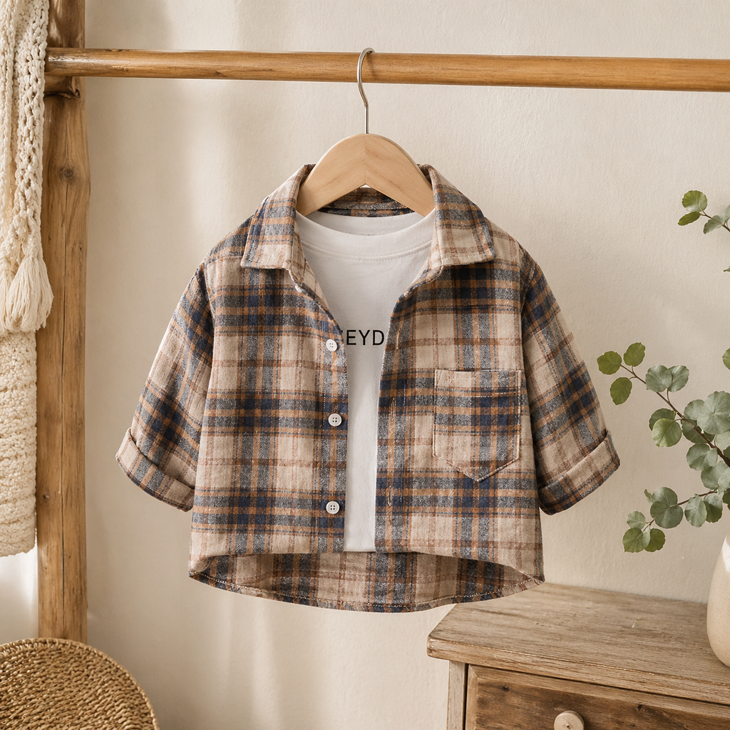 Sandstone Classic Plaid Shirt