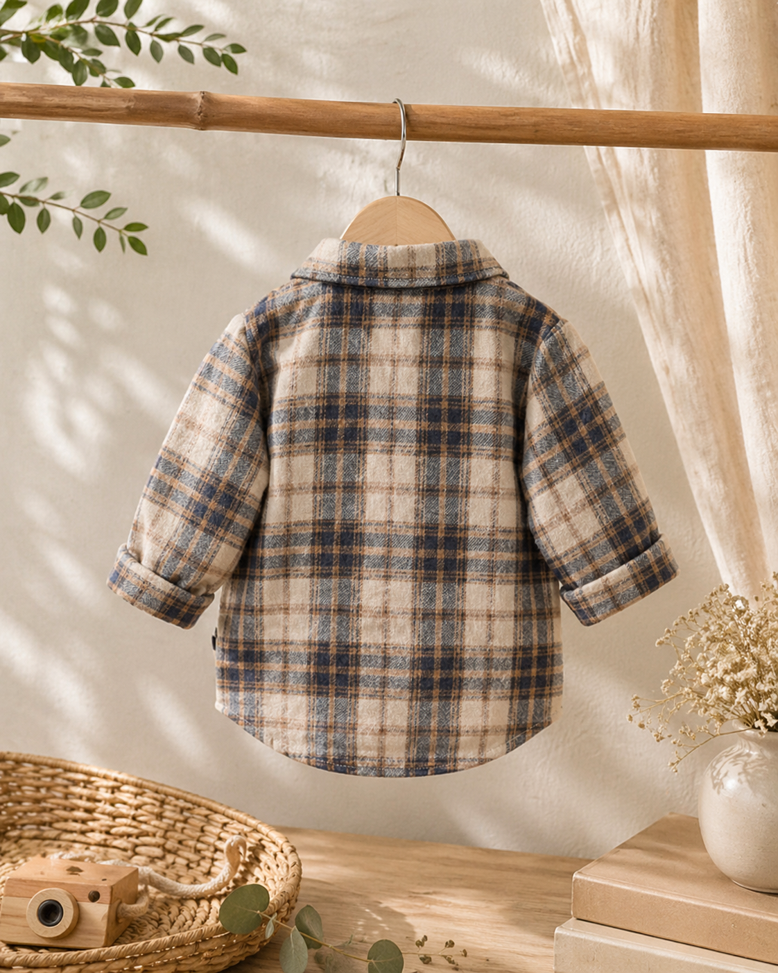 Sandstone Classic Plaid Shirt